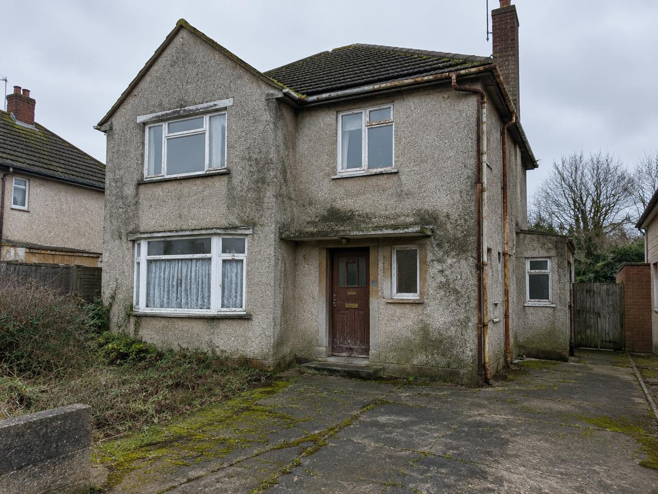 Full Exterior Renovation — before renovation