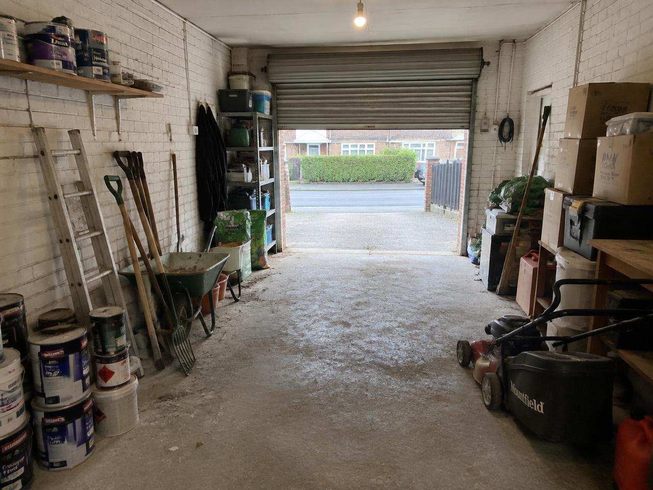 Garage Conversion — before renovation